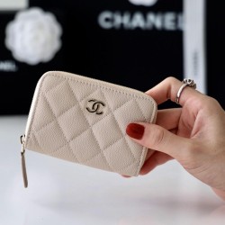 CLASSIC ZIPPED COIN PURSE BEIGE UK CLASSIC ZIPPED COIN PURSE BEIGE UK