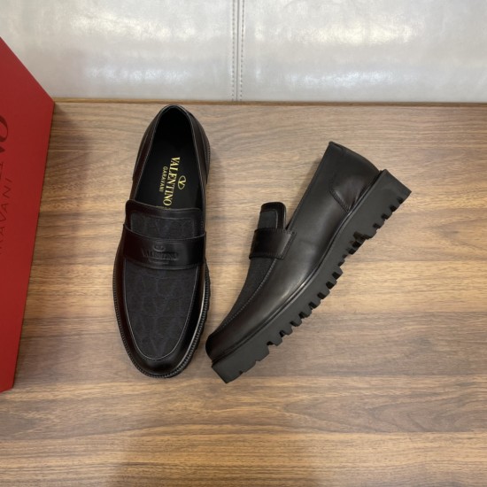Replica GARAVANI LEATHER TOILE ICONOGRAPHE LOAFERS - VL131 UK replica GARAVANI LEATHER TOILE ICONOGRAPHE LOAFERS - VL131 UK