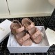 Replica Dior 14848 DFR#11792 Buddha Luxury Replica Di0Ract Sandals Nude Quilted Cannage Calfskin - Cds18 Uk - 14848 - Buddha Luxury