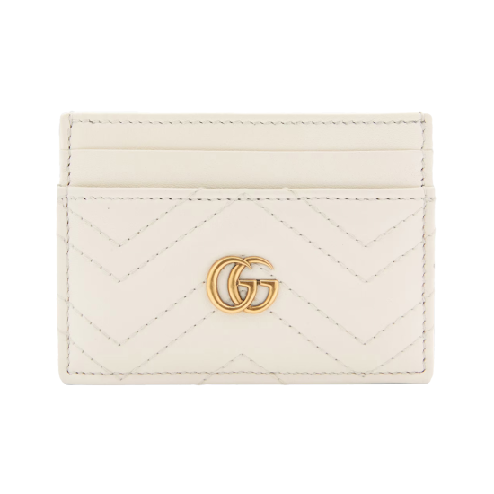 replica MARMONT CARD CASE IN WHITE LEATHER UK