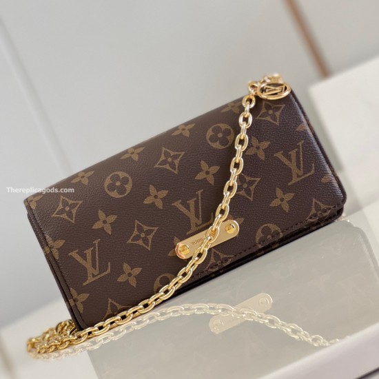 Replica Wallet On Chain Lily Monogram Coated Canvas M82509 Uk Replica Wallet On Chain Lily Monogram Coated Canvas M82509 Uk