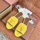 replica JOVIS CHARMS SUEDE SLIDES IN YELLOW UK