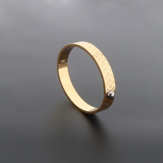 replica GOLD TONE NANOGRAM CUFF BRACELET UK