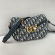 Replica Dior 13299 DFR#11439 Buddha Luxury Replica Small Cd Besace Bag Blue Oblique Jacquard Uk - 13299 - Buddha Luxury