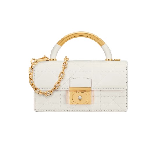 Replica Dior 13243 DFR#13245 Buddha Luxury Replica Mini Ange Bag Latte Macrocannage Lambskin Uk - 13243 - Buddha Luxury
