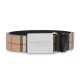 Replica Plaque Buckle Vintage Check E-Canvas Belt - B23 Uk Replica Plaque Buckle Vintage Check E-Canvas Belt - B23 Uk