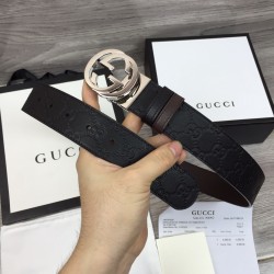 Signature Belt With Silver G Buckle - B36 Uk Signature Belt With Silver G Buckle - B36 Uk