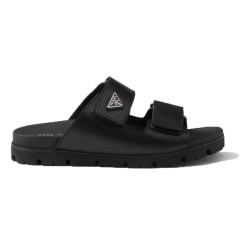 Leather Strap Sandals In Black - Pds28 Uk