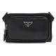 Replica Prada 15874 PFR#10736 Buddha Luxury Replica Leather Belt Bag Black Uk - 15874 - Buddha Luxury