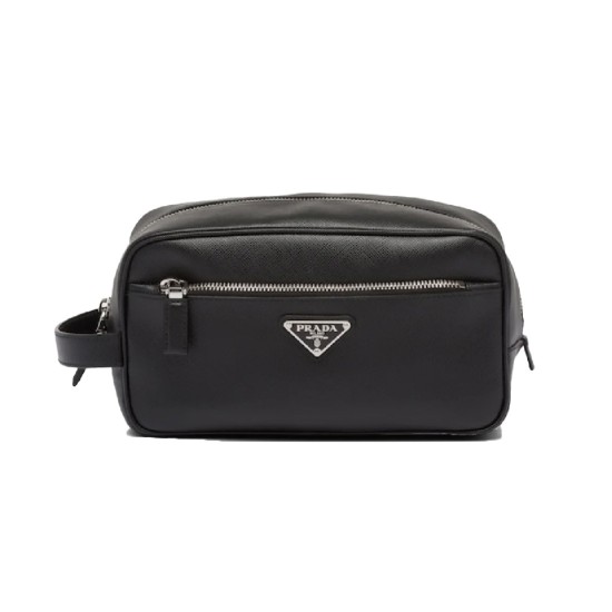 replica RECTANGULAR NYLON TRAVEL CASE IN BLACK UK