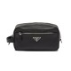 replica RECTANGULAR NYLON TRAVEL CASE IN BLACK UK