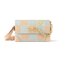 Steamer Wearable Wallet White Damier Heritage Coated Canvas N40674 Uk