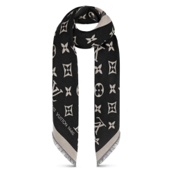 SCARF MONOGRAM BLACK UK
