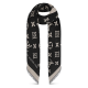 replica SCARF MONOGRAM BLACK UK