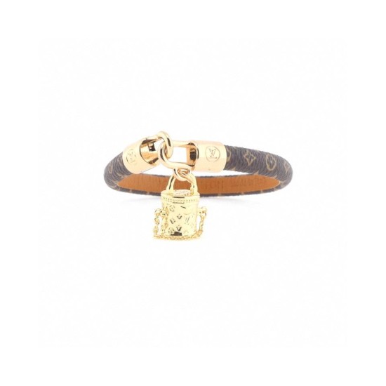 replica LEATHER BRACELET IN BROWN UK