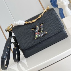 Takashi Murakami Twist Mm Slim Bag Black Epi Cowhide Leather M13243 Uk Takashi Murakami Twist Mm Slim Bag Black Epi Cowhide Leather M13243 Uk