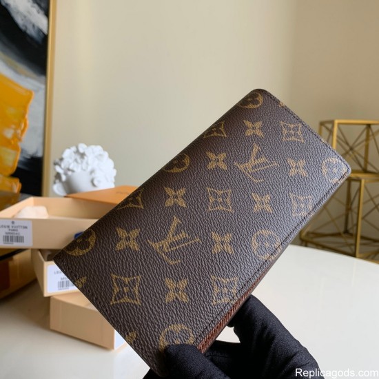 replica BRAZZA WALLET MONOGRAM CANVAS M66540 UK
