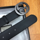 replica Interlocking-G Leather Belt - B12 UK