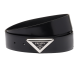 Replica Prada 14767 PFR#7721 Buddha Luxury Replica Triangle Logo Leather Belt In Black - B258 Uk - 14767 - Buddha Luxury