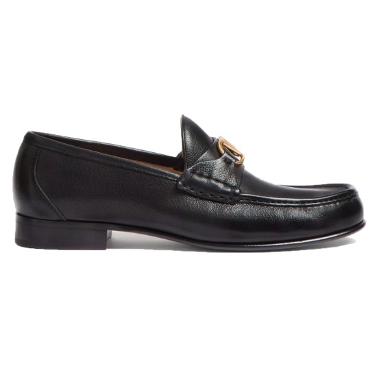 replica VLOGO SIGNATURE BUFFALO LOAFERS IN BLACK - VL193 UK