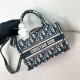 Replica Dior 13208 DFR#13980 Buddha Luxury Replica Mini Book Tote Blue Toile De Jouy Reverse Embroidery Uk - 13208 - Buddha Luxury