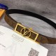 Replica L 14720 LFR#1770 Buddha Luxury Replica Monogram Ceinture Dauphine Tan Noir Belt - B113 Uk - 14720 - Buddha Luxury