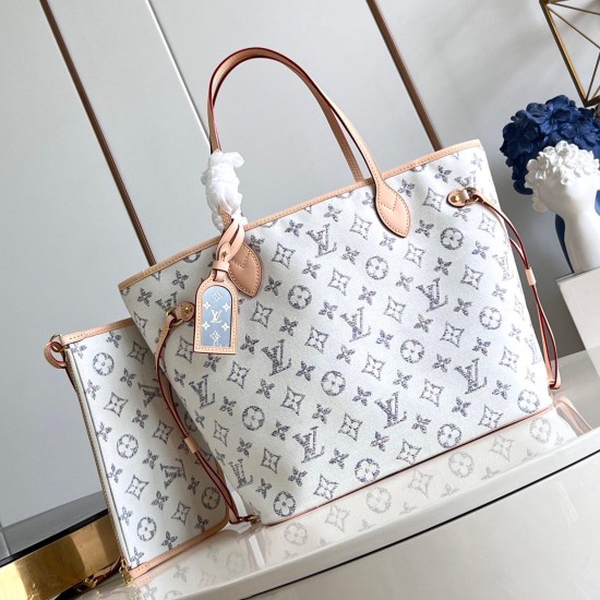 Replica L 13841 LFR#11651 Buddha Luxury Replica Neverfull Mm Tote Bag In Multicolor Beige M24905 Uk - 13841 - Buddha Luxury