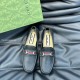 Replica Gucci 11146 GFR#8367 Buddha Luxury Replica Horsebit Loafers In Black - Gc369 Uk - 11146 - Buddha Luxury