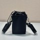 Replica Prada 15885 PFR#9438 Buddha Luxury Replica Re-Nylon Smartphone Case Black Uk - 15885 - Buddha Luxury