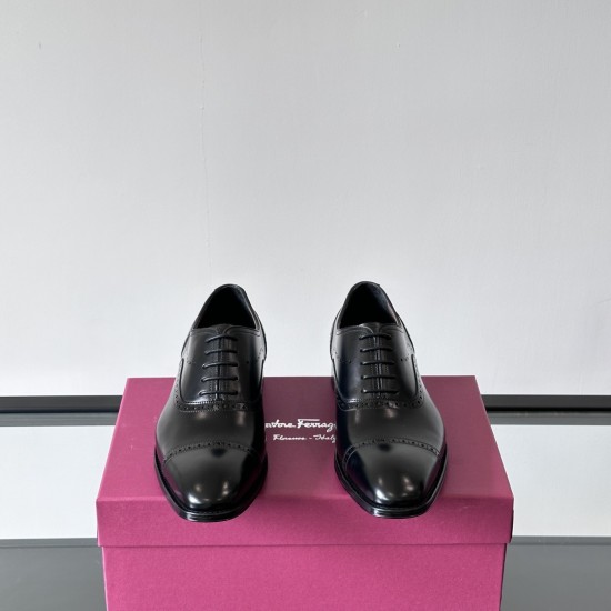 replica OXFORD SHOES IN BLACK - SF65 UK