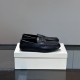 Replica Black Deerskin Moccasins With Metal Logo - Gd216 Uk - 11083 - Buddha Luxury