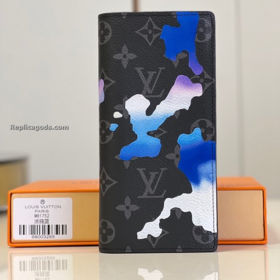 replica BRAZZA WALLET MONOGRAM ECLIPSE CANVAS UK