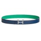 replica MORS H BELT BUCKLE & REVERSIBLE LEATHER STRAP - B345 UK