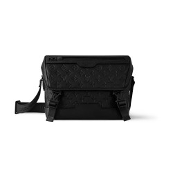 Messenger Voyager Pm Black Monogram Shadow Leather M25121 Uk