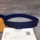 Replica L 14742 LFR#1747 Buddha Luxury Replica Mens Initiales 40Mm Reversible Belt Blue - B90 Uk - 14742 - Buddha Luxury