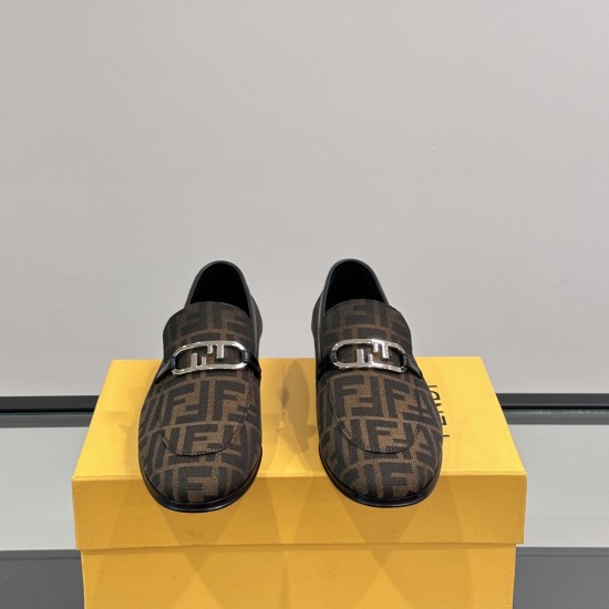 replica OLOCK LOAFERS IN BROWN - FD159 UK