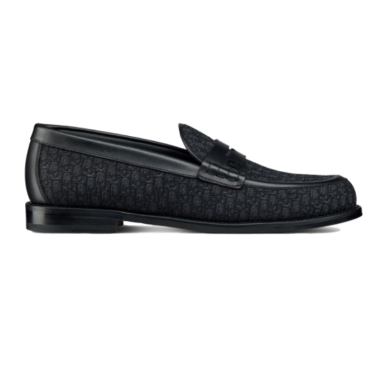 Replica Granville Loafers Black Oblique Jacquard - Cd232 Uk - 11068 - Buddha Luxury