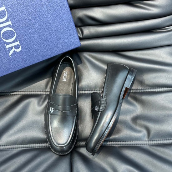 Replica GRANVILLE LOAFERS BLACK SMOOTH CALFSKIN - CD236 UK replica GRANVILLE LOAFERS BLACK SMOOTH CALFSKIN - CD236 UK