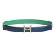 replica MORS H BELT BUCKLE & REVERSIBLE LEATHER STRAP - B346 UK