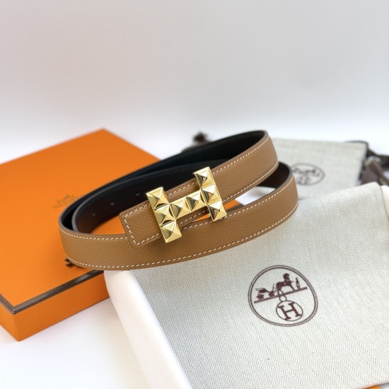 replica H INFINI BUCKLE & REVERSIBLE LEATHER STRAP 24MM - B385 UK