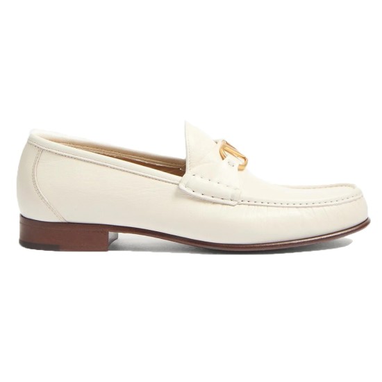 replica VLOGO SIGNATURE BUFFALO LOAFERS IN WHITE - VL194 UK