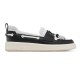 replica MA TASSLE HYBRID LOAFERS BLACK/WHITE - RI66 UK