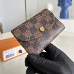 Rosalie Coin Purse Brown Damier Ebene Canvas N64423 Uk