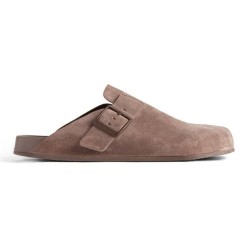 Sunday Suede Mules In Brown - Bbs21 Uk