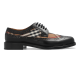 replica LEATHER LACE-UP SHOES IN BLACK AND BROWN - BBR104 UK