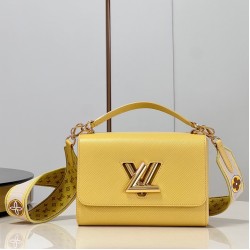TWIST MM PLUME YELLOW EPI GRAINED LEATHER M22036 UK TWIST MM PLUME YELLOW EPI GRAINED LEATHER M22036 UK