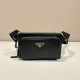 Replica Prada 15874 PFR#10736 Buddha Luxury Replica Leather Belt Bag Black Uk - 15874 - Buddha Luxury