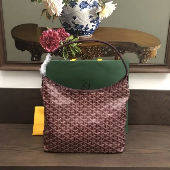 Replica Boheme Hobo Bag In Burgundy Uk - 13376 - Buddha Luxury