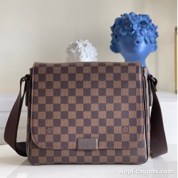 L Men's District Pm Ebene Damier Canvas Shouder Bag Uk