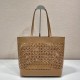 Replica Prada 14185 PFR#13149 Buddha Luxury Replica Large Perforated Leather Tote Bag In Brown Uk - 14185 - Buddha Luxury
